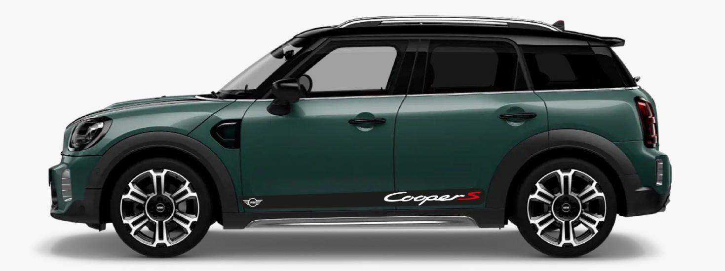 Mini Cooper S Wings Logo Kapı Altı Uzun Sticker Arma New Style