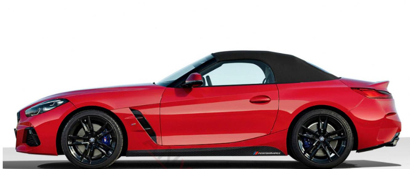 Bmw Z3 Z4 M Performance Logo Kapı Altı Uzun Sticker Arma
