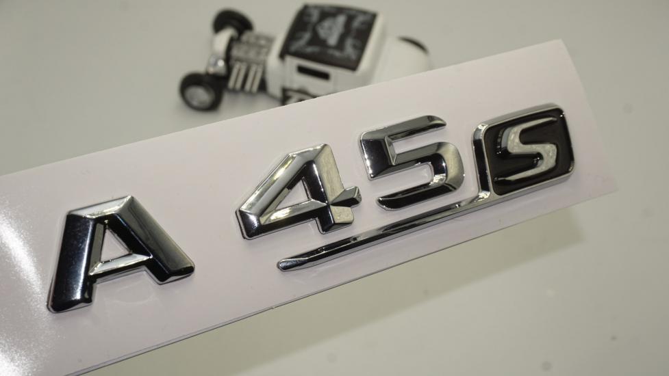 A45 S Bagaj Krom Metal 3M 3D Yazı Logo