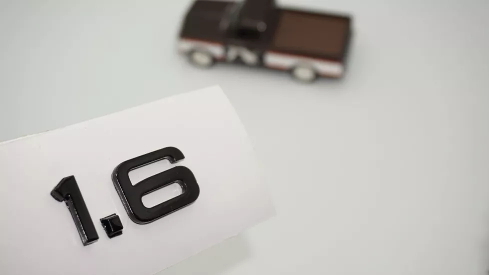 DK Tuning 1.6 Bagaj Siyah 3M Yazı Logo Audi İle Uyumlu