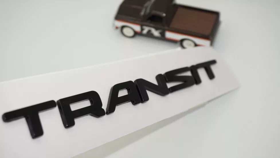 DK Tuning Ford Transit 2014+ Siyah ABS Bagaj Yazı Logo Amblem