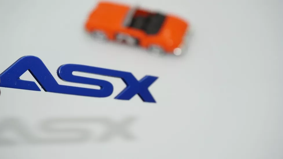 DK Tuning ASX Bagaj Mavi ABS 3M Yazı Logo Mitsubishi İle Uyumlu