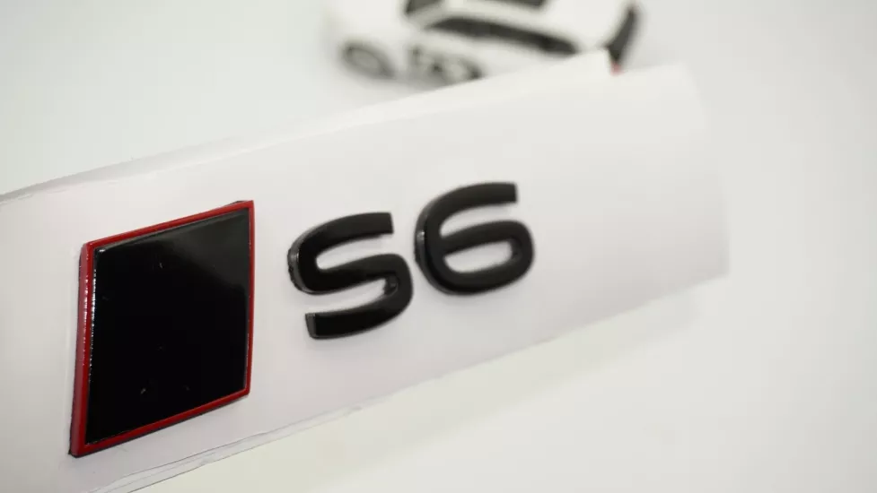 DK Tuning S6 2025+ Bagaj Siyah Yazı Logo Arma Audi İle Uyumlu
