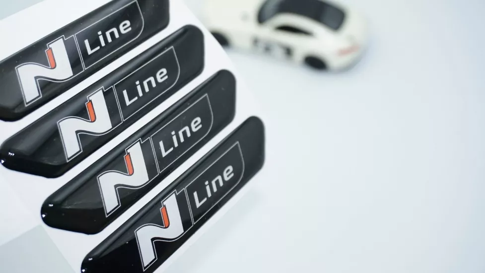 DK Tuning Hyundai N Line Logo Kapı Kenarı Koruma Damla Desen Arma
