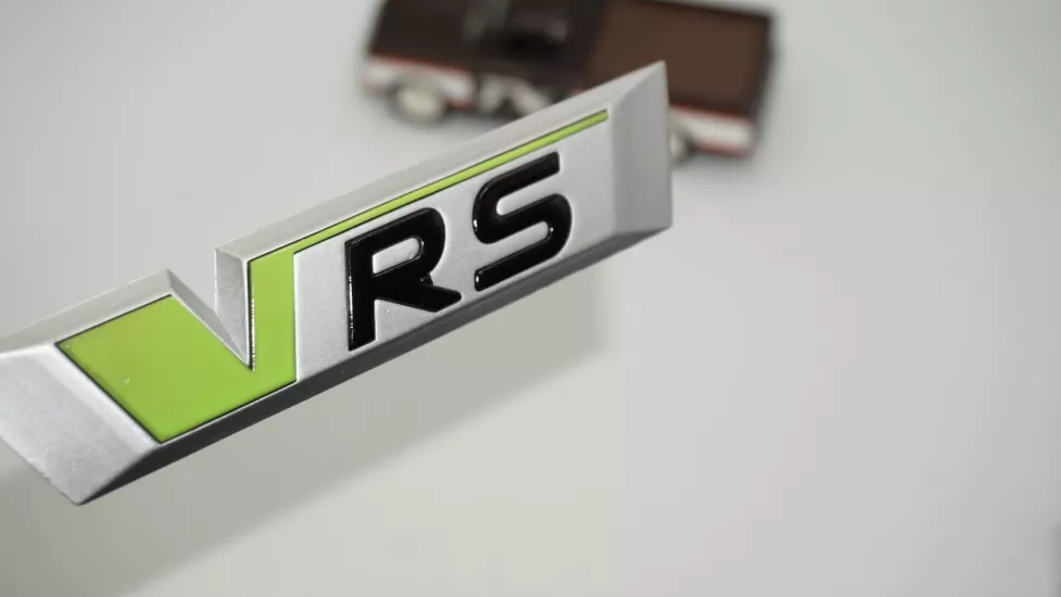 DK Tuning Skoda VRS Bagaj Yeni Versiyon Yeşil Gri Logo Arma Amblem