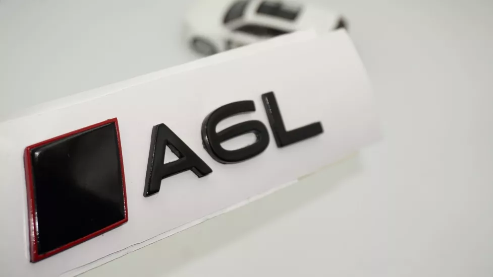 DK Tuning A6L 2025+ Bagaj Siyah Yazı Logo Arma Audi İle Uyumlu