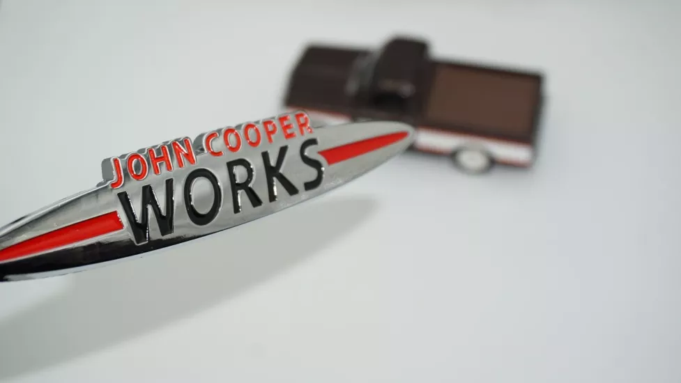 DK Tuning Mini John Cooper Works Bagaj 13cm Metal Logo Arma