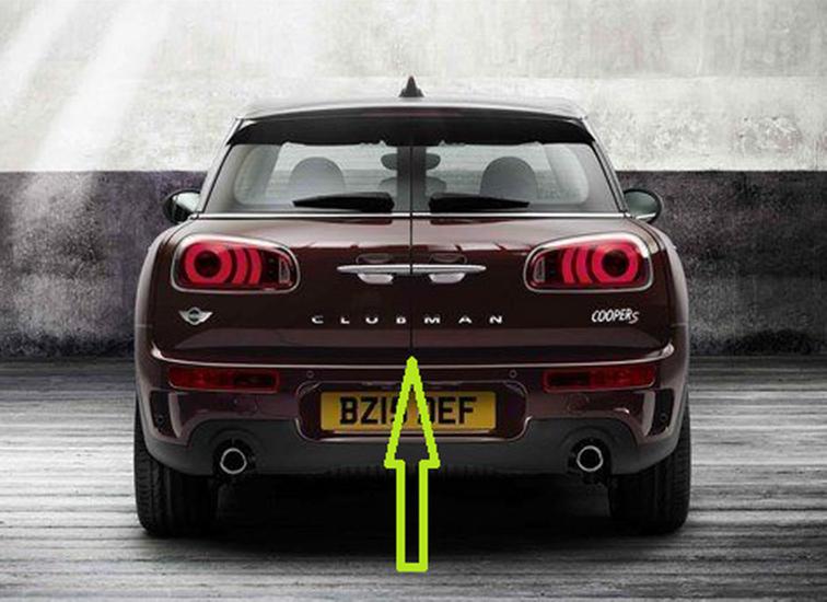 Mini Cooper Clubman Krom Metal 3M Bagaj Yazı Logo