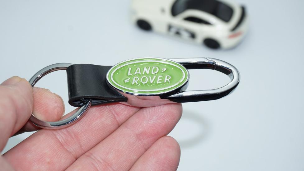 DK Tuning Land Rover Logo Deri Metal Anahtarlık Orjinal Ürün