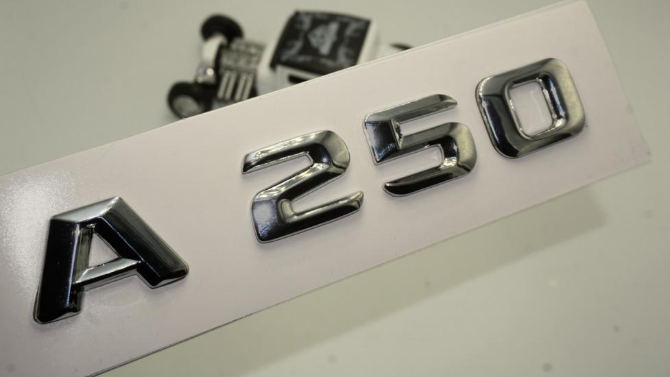 A250 Bagaj Krom Metal 3M 3D Yazı Logo