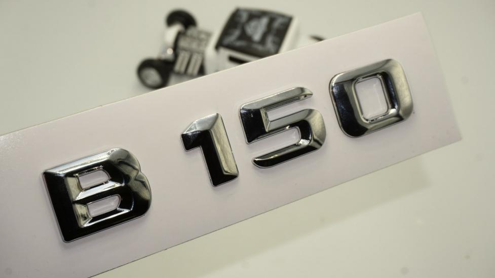 B150 Bagaj Krom Metal 3M 3D Yazı Logo