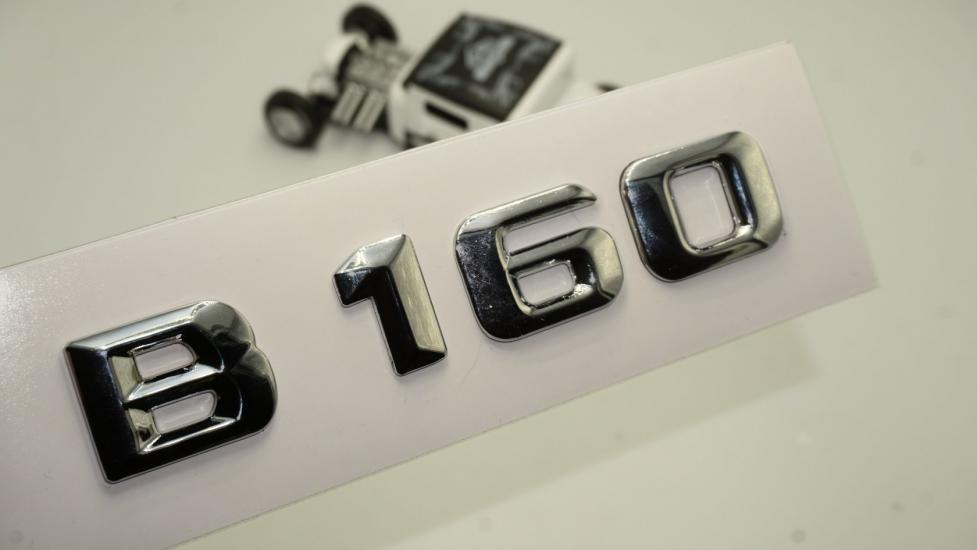 B160 Bagaj Krom Metal 3M 3D Yazı Logo