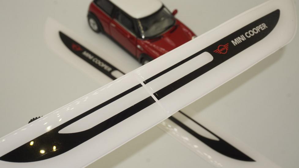 Mini Cooper S Wings Logo Yan Çamurluk 3M 3D Damla Silikon Yeni Nesil Logo Amblem