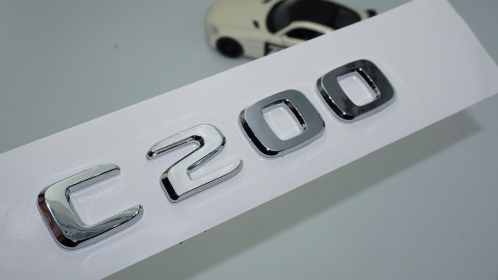 DK Tuning Benz C200 Bagaj Krom ABS 3M 3D Yazı Logo