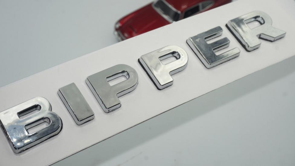 Peugeot Bipper Tepee Bagaj Krom ABS 3M 3D Yazı Logo Amblem
