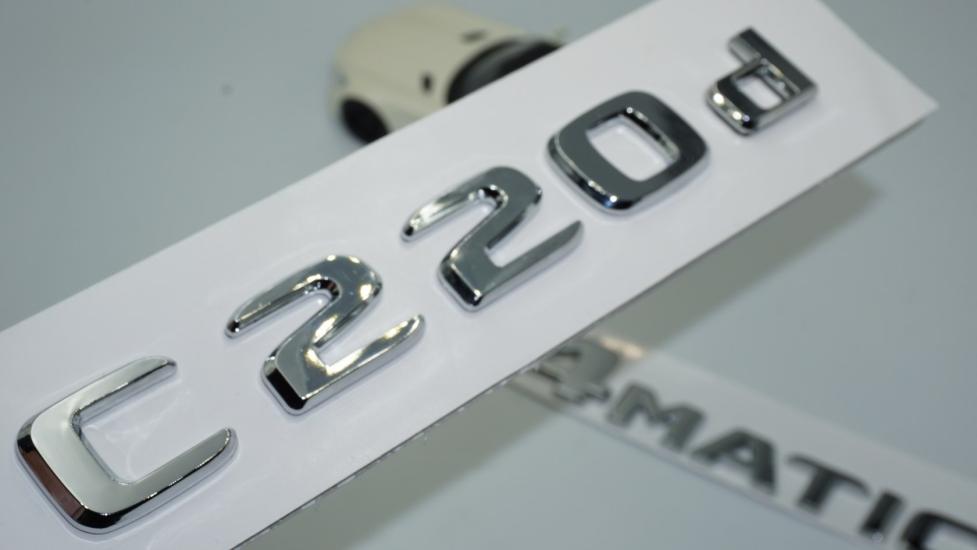 DK Tuning Benz C220d 4Matic Bagaj Krom ABS 3M 3D Yazı Logo