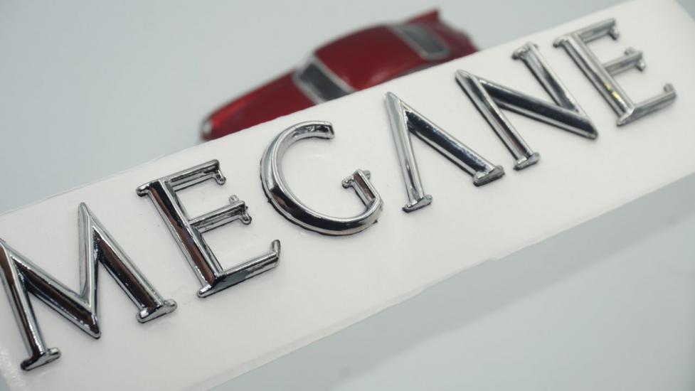 Renault Megane 2 2002-2008 Krom ABS 3M 3D Bagaj Yazı Logo