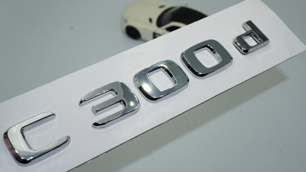 DK Tuning Benz C300d Bagaj Krom ABS 3M 3D Yazı Logo