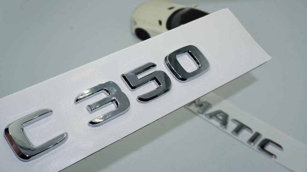DK Tuning Benz C350 4Matic Bagaj Krom ABS 3M 3D Yazı Logo