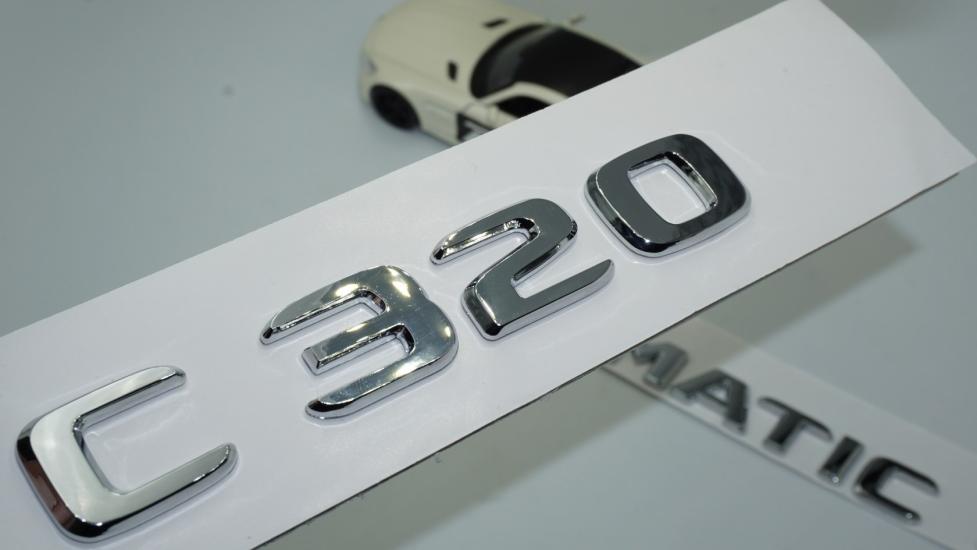 DK Tuning Benz C320 4Matic Bagaj Krom ABS 3M 3D Yazı Logo