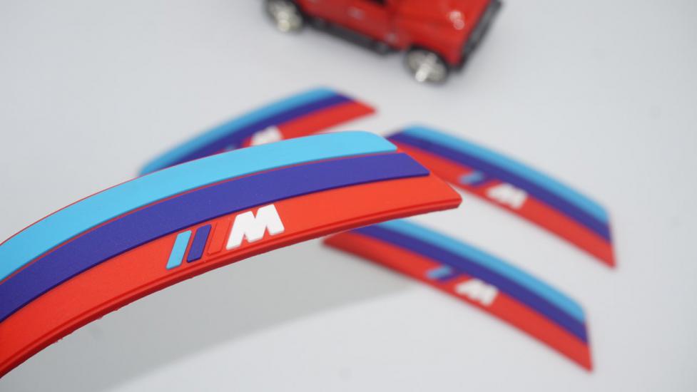 Bmw M Powered Logo Kapı Kenarı Koruma Silikon Desen 3M Band