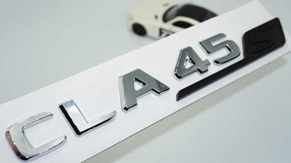 DK Tuning Benz CLA 45S Bagaj Krom Siyah ABS 3M 3D Yazı Logo