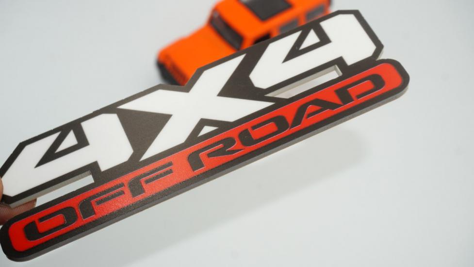 4X4 Arazi Off Road Logo Epoksi ABS Bagaj 3M 3D Logo Arma