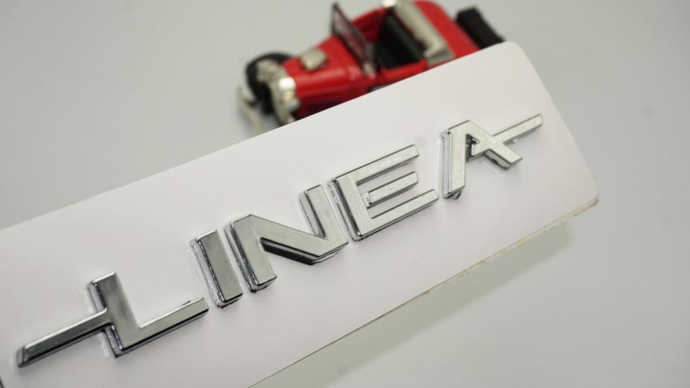 Fiat Linea 3M 3D Krom ABS Bagaj Yazı Logo Amblem