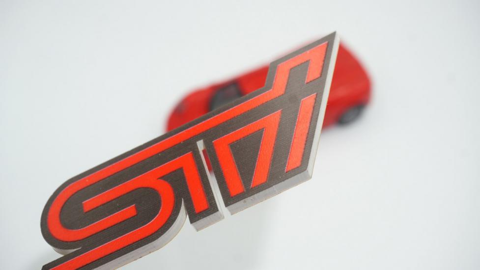 Subaru STİ Logo Epoksi ABS Bagaj 3M 3D Logo Arma