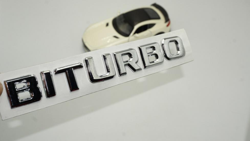 Biturbo Krom ABS Bagaj Yazı Logo