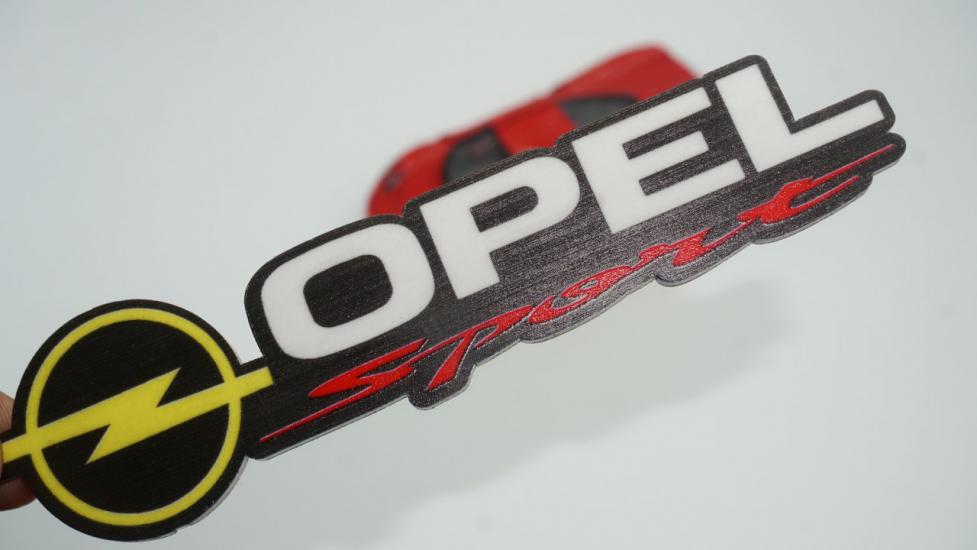 Opel Sport Logo Epoksi ABS Bagaj 3M 3D Logo Arma
