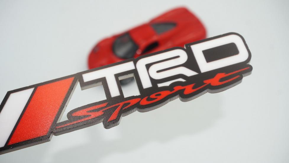 Toyota TRD Sport Logo Epoksi ABS Bagaj 3M 3D Logo Arma