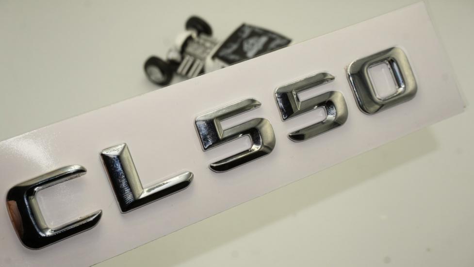 Benz CL550 Bagaj Krom Metal 3M 3D Yazı Logo
