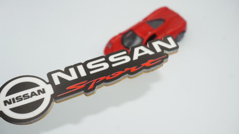 Nissan Sport Logo Epoksi ABS Bagaj 3M 3D Logo Arma