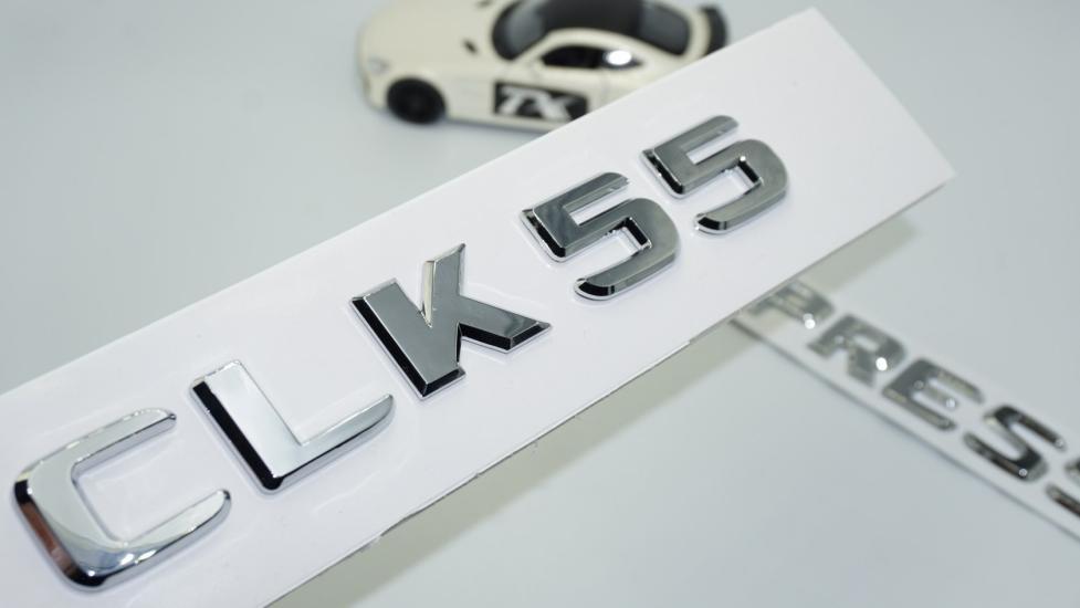 DK Tuning CLK55 Kompressor Bagaj Krom ABS 3M 3D Yazı Logo Benz İle Uyumlu