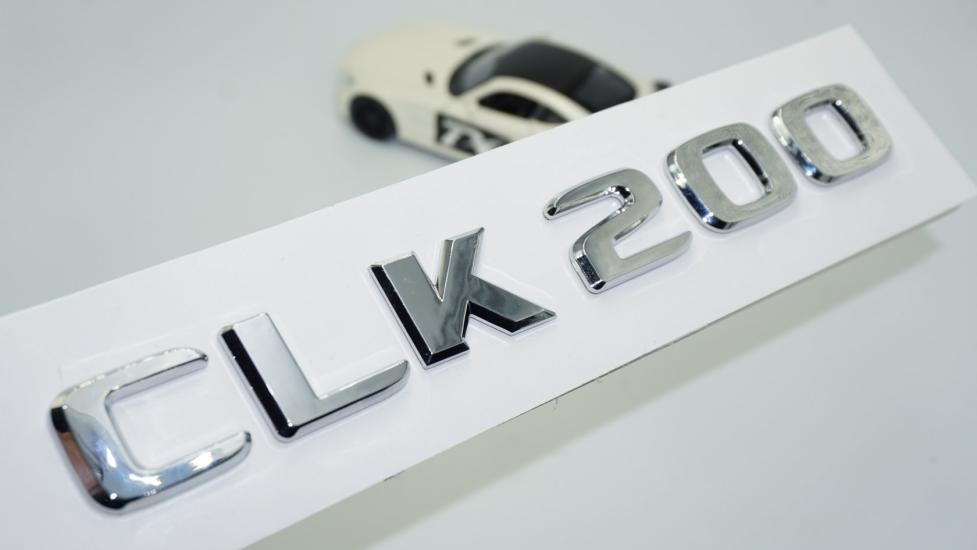 DK Tuning CLK200 Bagaj Krom ABS 3M 3D Yazı Logo Benz İle Uyumlu