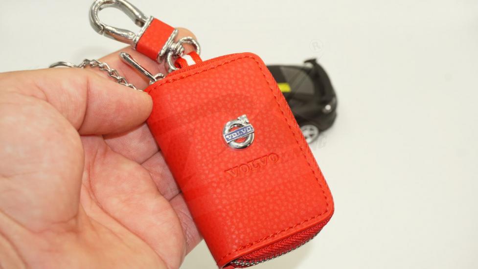 Volvo Logo Orjinal Deri Çanta Anahtarlık New Style