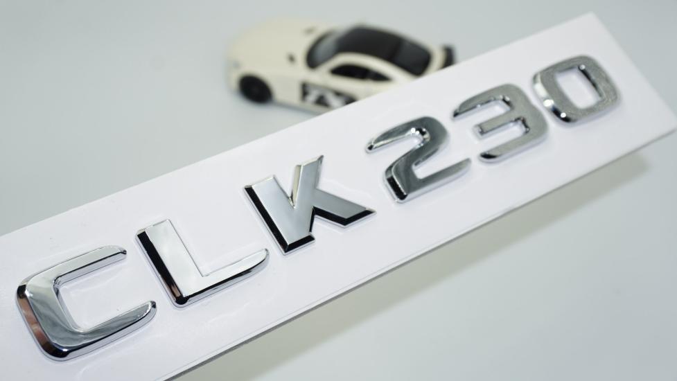 DK Tuning CLK230 Bagaj Krom ABS 3M 3D Yazı Logo Benz İle Uyumlu