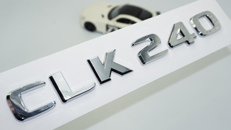 DK Tuning CLK240 Bagaj Krom ABS 3M 3D Yazı Logo Benz İle Uyumlu