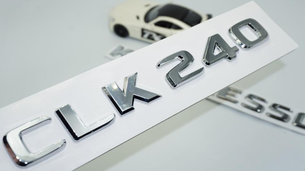 DK Tuning CLK240 Kompressor Bagaj Krom ABS Yazı Logo Benz İle Uyumlu