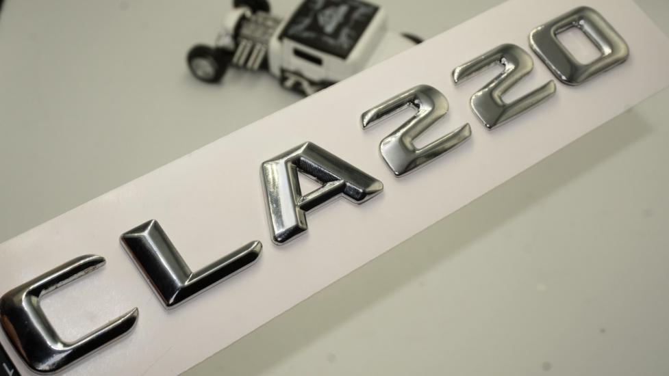 Benz CLA 220 Bagaj Krom Metal 3M 3D Yazı Logo