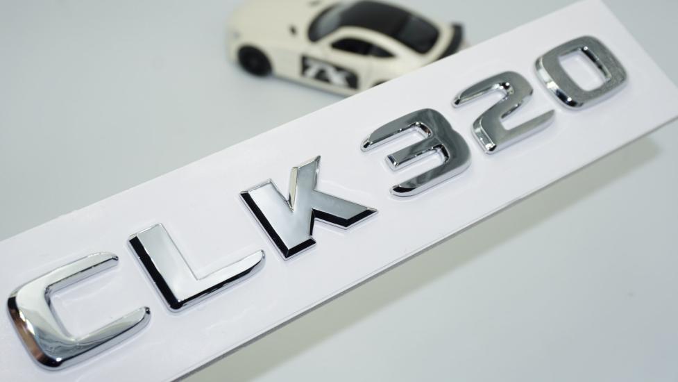 DK Tuning CLK320 Bagaj Krom ABS 3M 3D Yazı Logo Benz İle Uyumlu