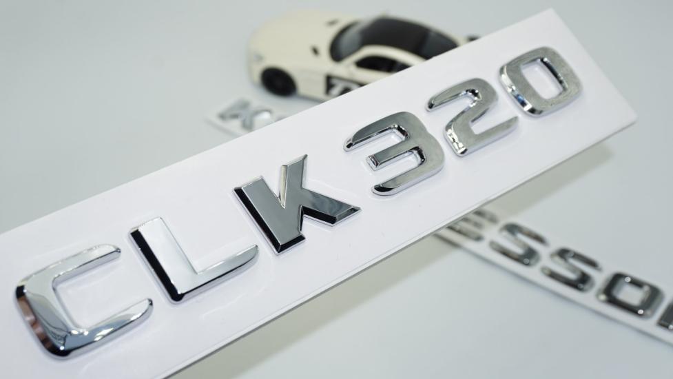 DK Tuning CLK320 Kompressor Bagaj Krom ABS Yazı Logo Benz İle Uyumlu
