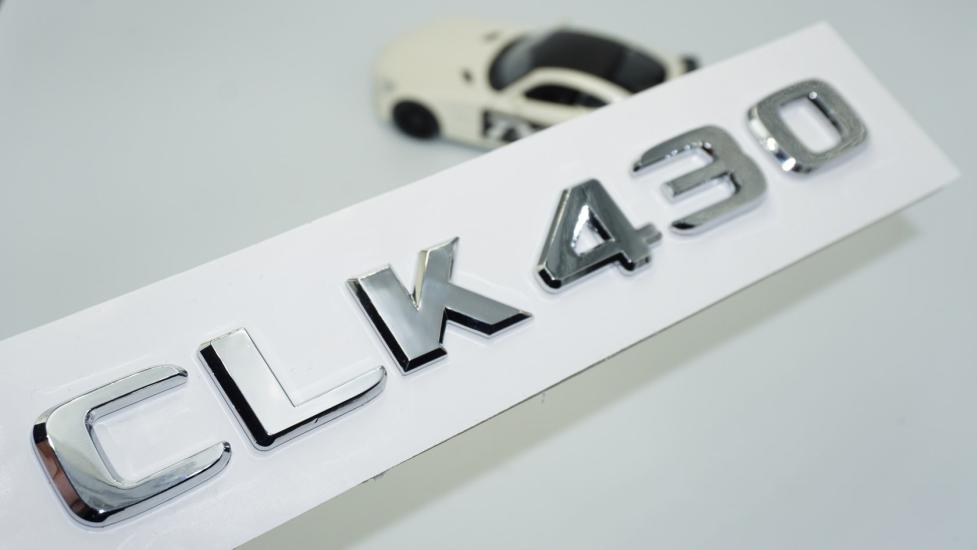 DK Tuning CLK430 Bagaj Krom ABS 3M 3D Yazı Logo Benz İle Uyumlu