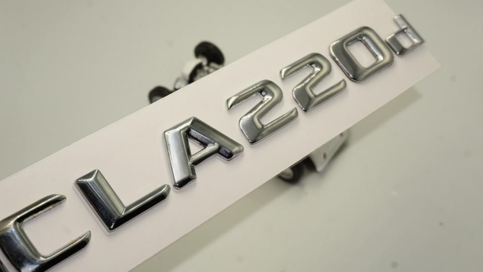 Benz CLA 220d Bagaj Krom Metal 3M 3D Yazı Logo