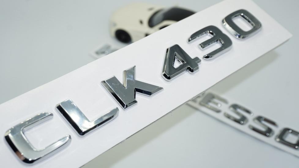 DK Tuning CLK430 Kompressor Bagaj Krom ABS Yazı Logo Benz İle Uyumlu