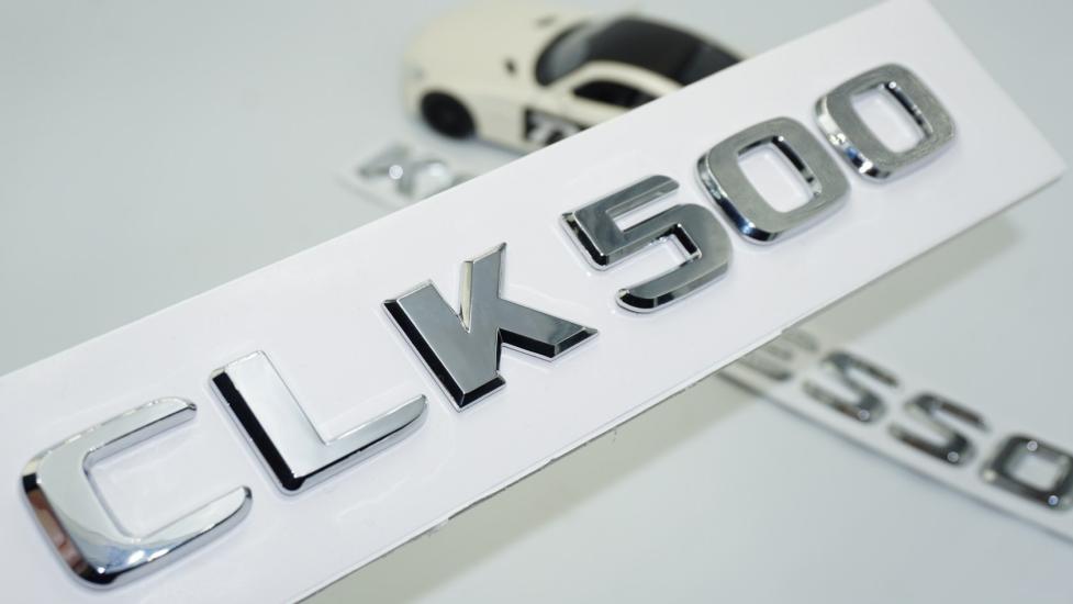 DK Tuning CLK500 Kompressor Bagaj Krom ABS Yazı Logo Benz İle Uyumlu