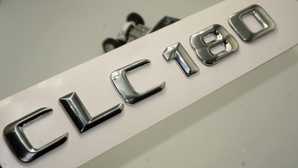 Benz CLC 180 Bagaj Krom Metal 3M 3D Yazı Logo