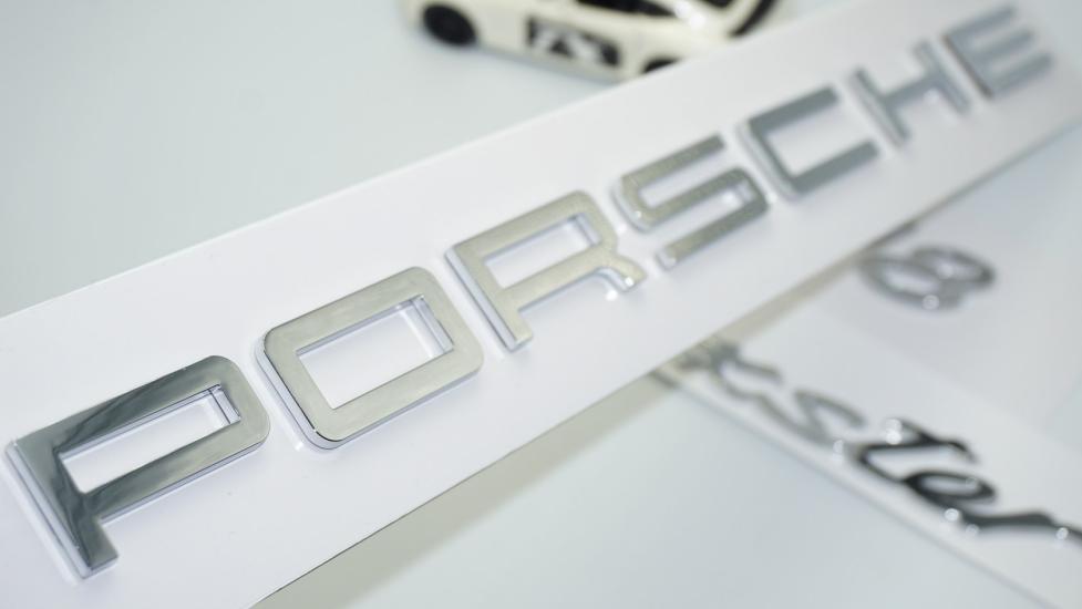 DK Tuning Porsche Boxster 718 Bagaj 3M 3D ABS Yazı Logo Amblem Seti