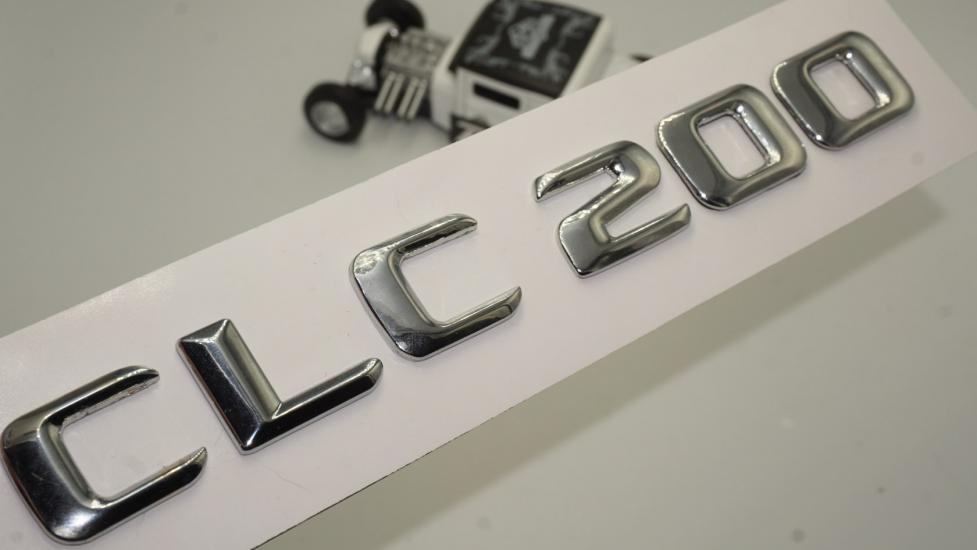 CLC200 Bagaj Krom Metal 3M 3D Yazı Logo